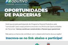 Convite Oportunidades de Parcerias