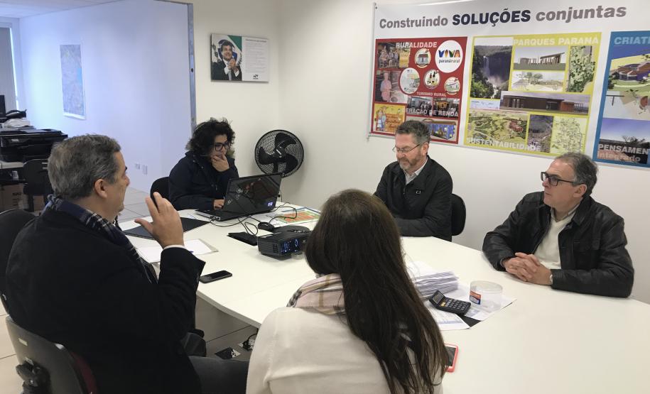 Paraná Projetos recebe visita dos Diretores da PRED e SEIL Paraná Projetos recebe visita dos Diretores da PRED e SEIL