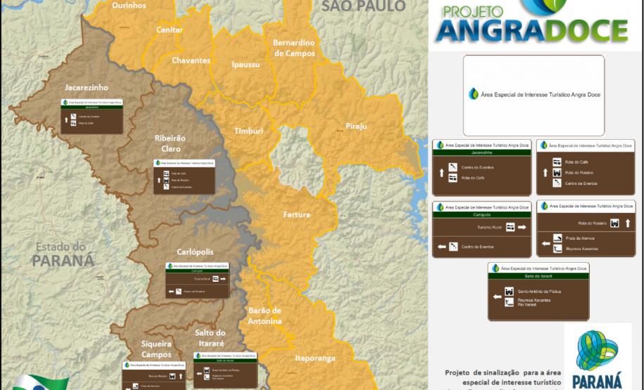 Paraná Projetos e DER finalizam Projeto de Sinalização Turística e Rodoviária para Área Especial de Interesse Turístico Angra Doce