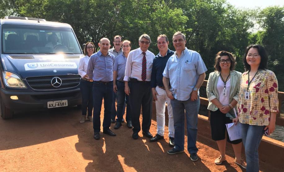 Estrada parque PR-454 em Maringá: visita técnica Estrada parque PR-454 em Maringá: visita técnica