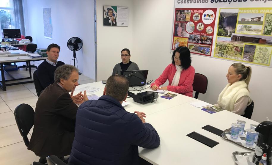 Paraná Projetos recebe representantes do Município de Colombo Paraná Projetos recebe representantes do Município de Colombo