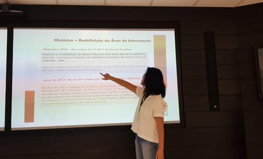 Proposta para o entorno de represa é apresentada em reunião Proposta para o entorno de represa é apresentada em reunião